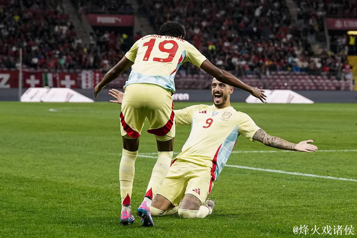 欧国联-何塞卢快速破门法比安梅开二度 10人西班牙4-1战胜瑞士 欧国联-何塞卢快速破门法比安梅开二度 10人西班牙4-1战胜瑞士